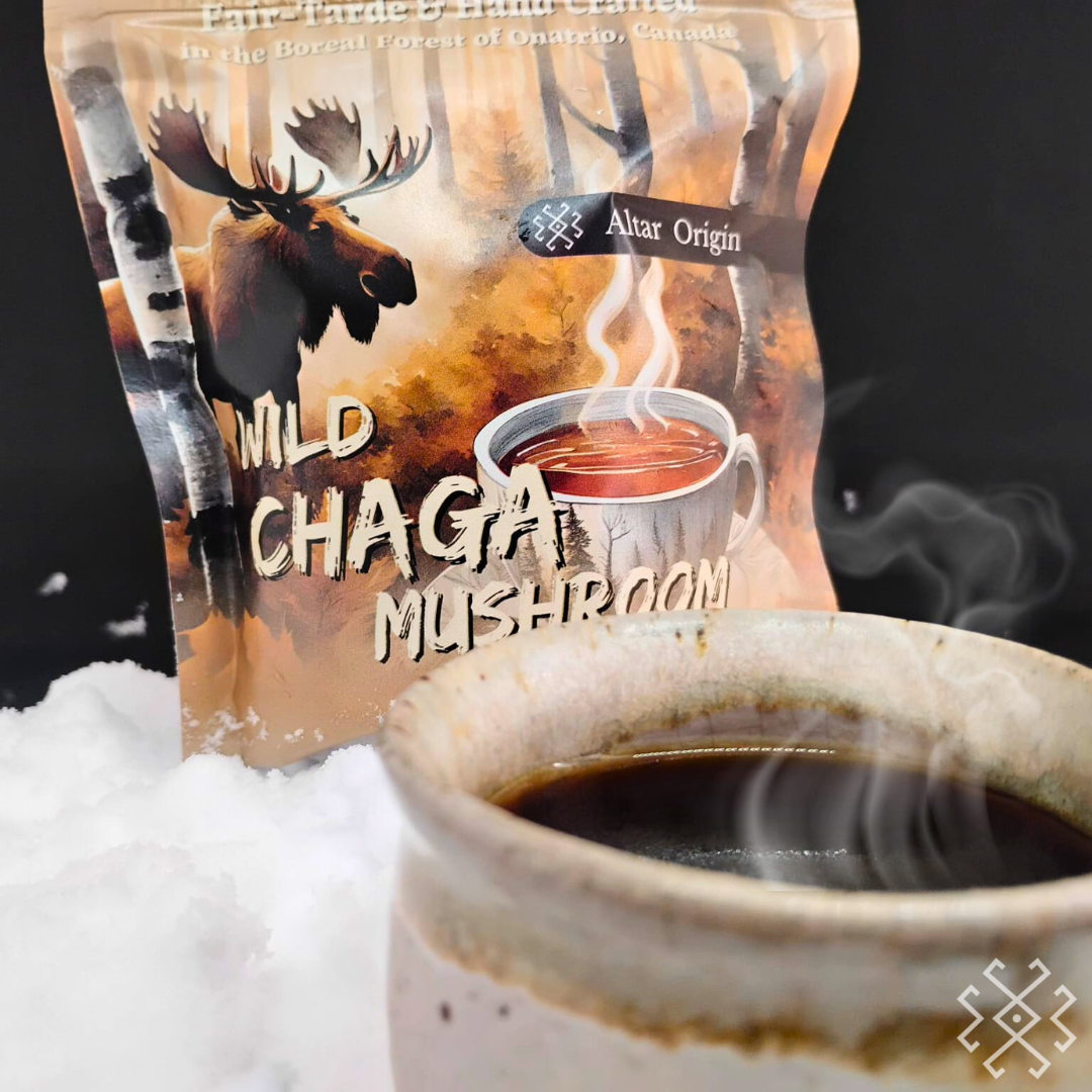 Wild Harvested Chaga Mushroom from Canada's Boreal Forest - Altar Origin (formerly House of Energy)