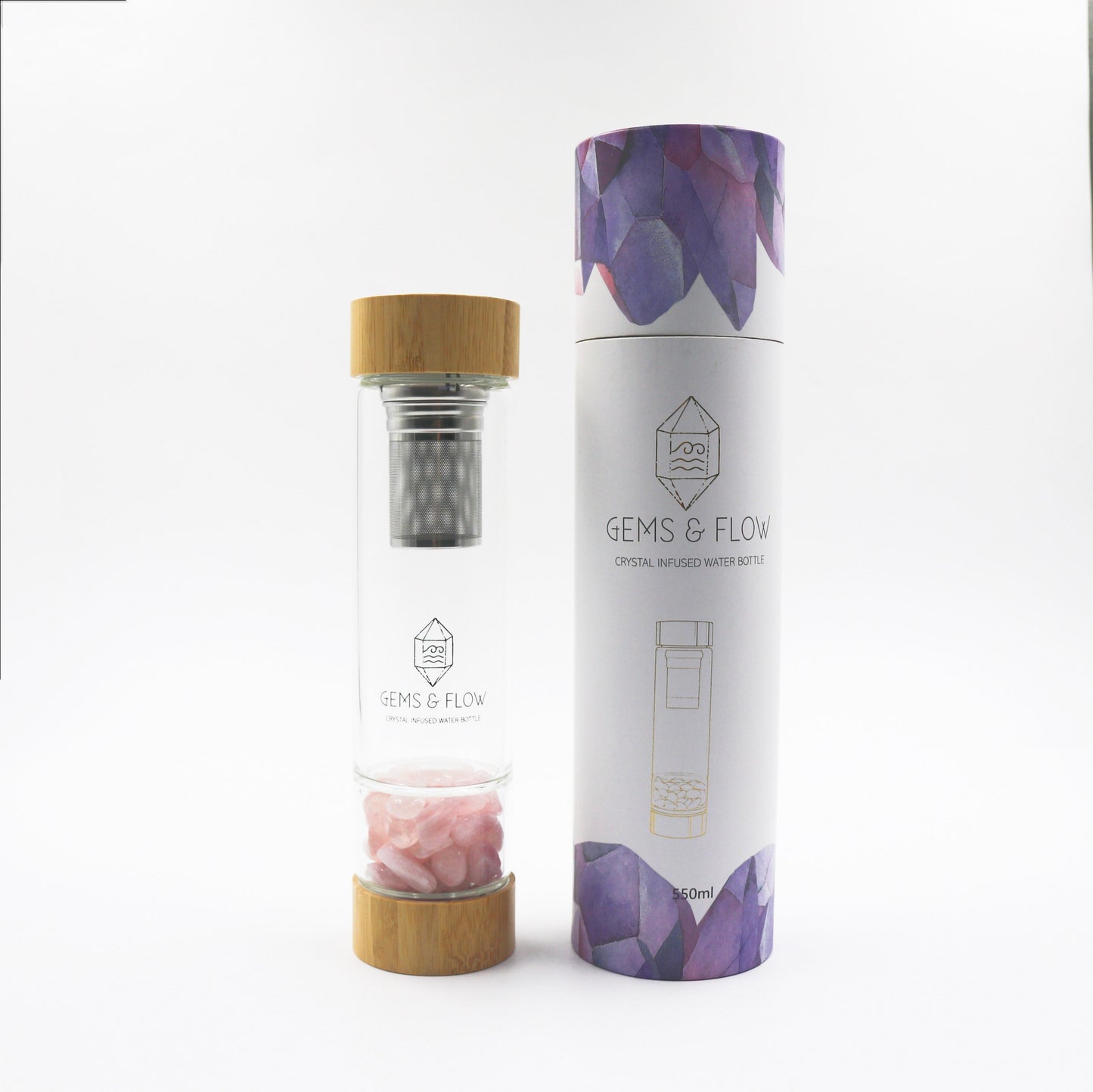 Crystal Infused Water Bottle - Altar Origin (formerly House of Energy)