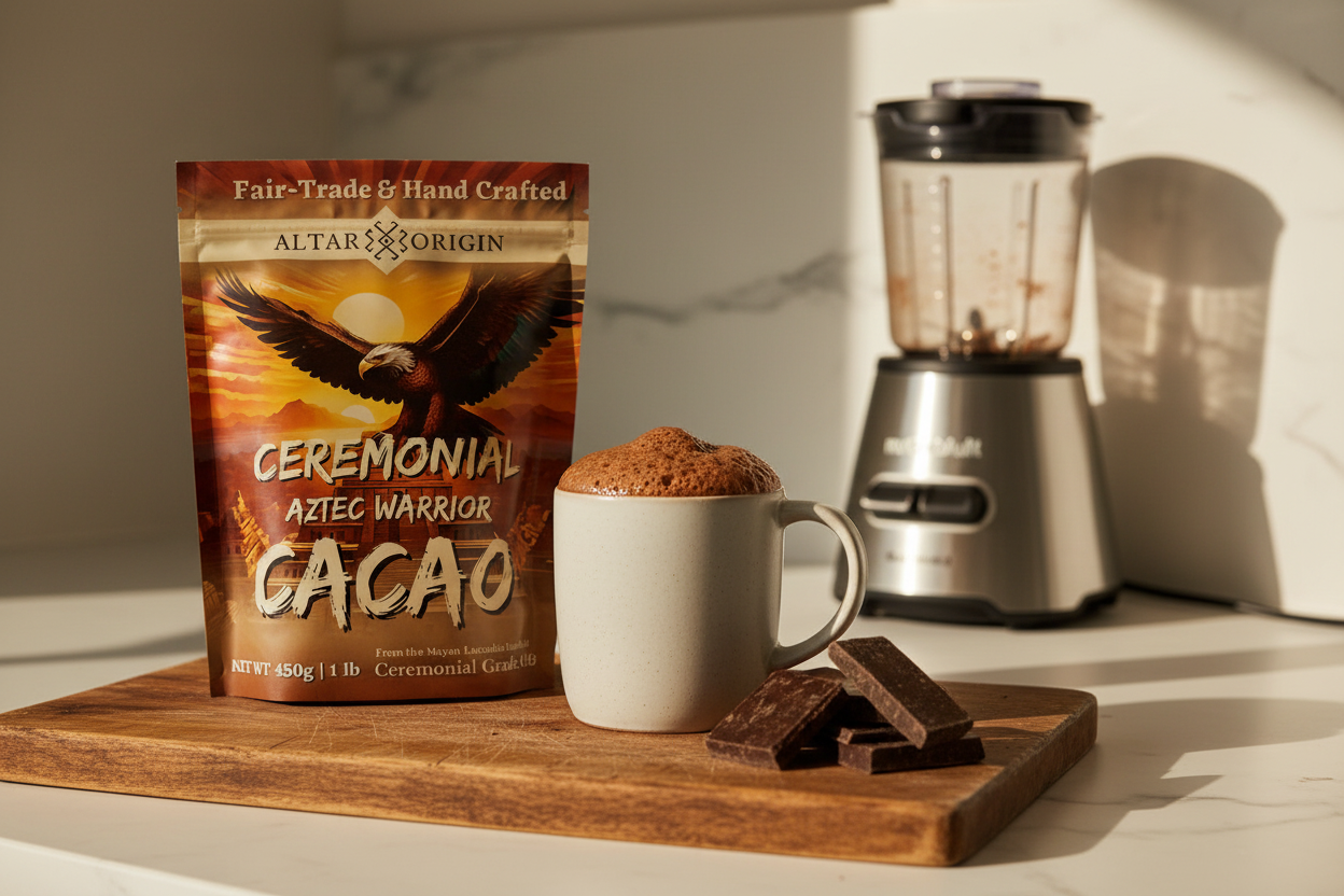 Aztec Warrior Ceremonial Cacao from the Lacandona Jungle, Mexico